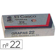 EL CASCO GRAPAS N22 GALVANIZADAS 1.000-PACK 1G00221